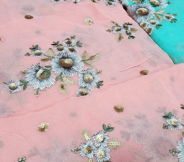 Georgette Fabric for suits - unstitched cloth, Punjab Cloth Warehouse, Surrey, BC